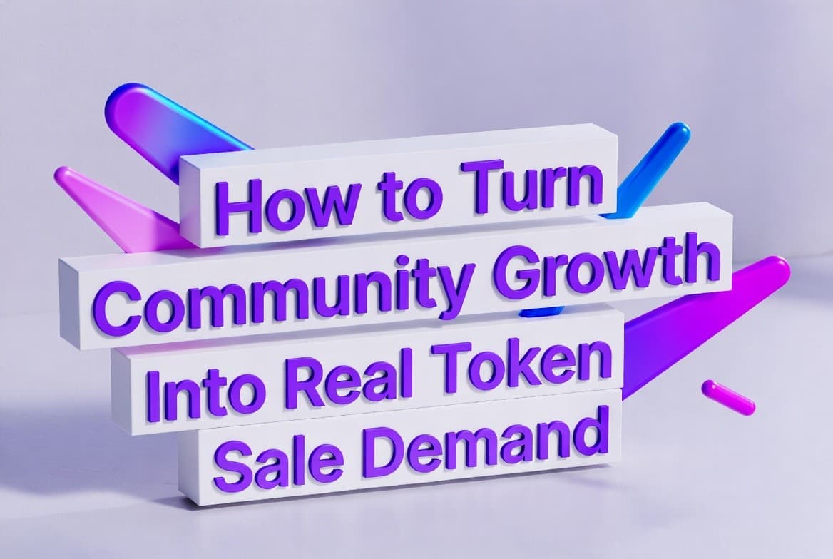 How to Convert Community Growth Into Real Token Sale Demand