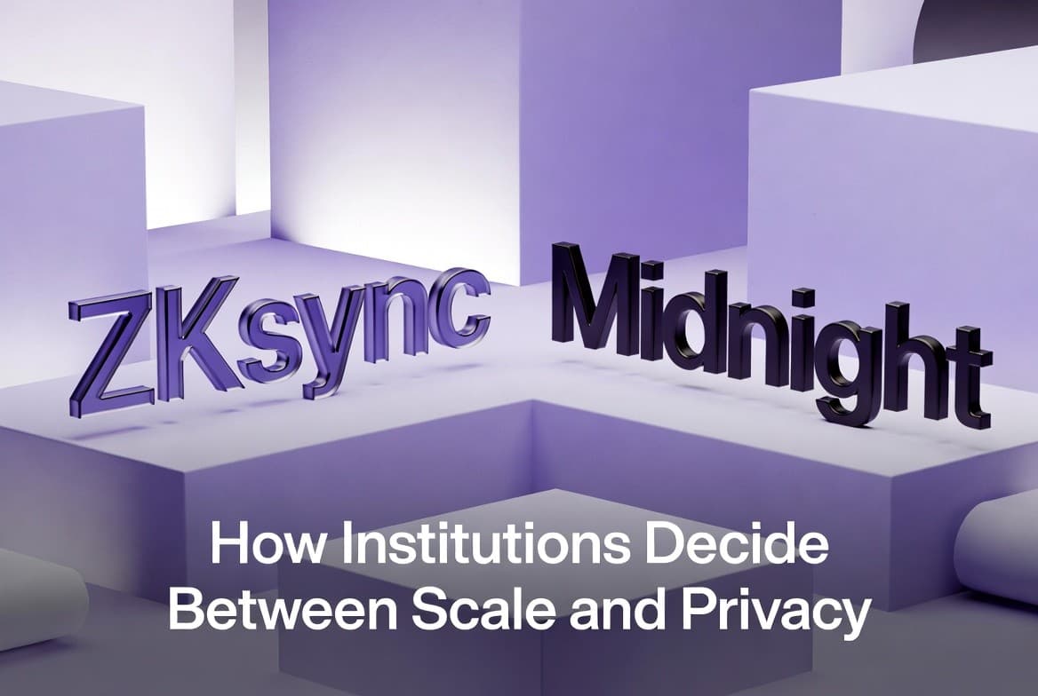 How Institutions Decide Between Scale and Privacy: zkSync vs Midnight