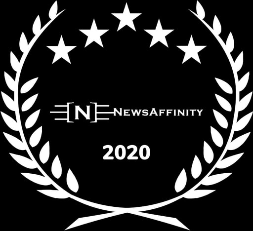 NewsAffinity 2020 award badge