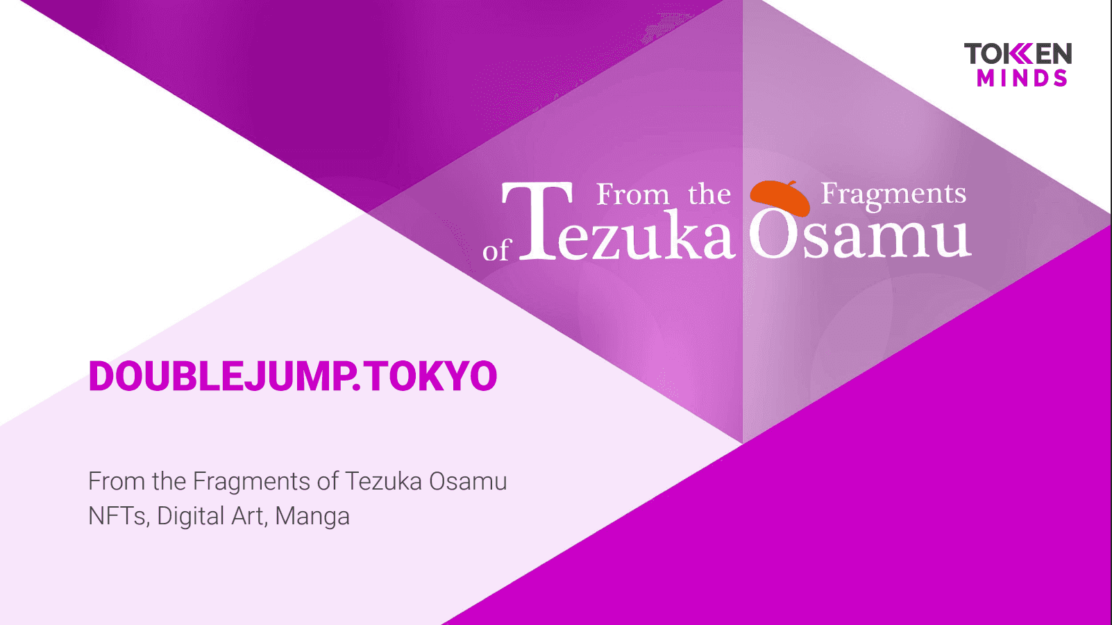 Doublejump.Tokyo: From the Fragments of Tezuka Osamu, NFTs, digital art, manga