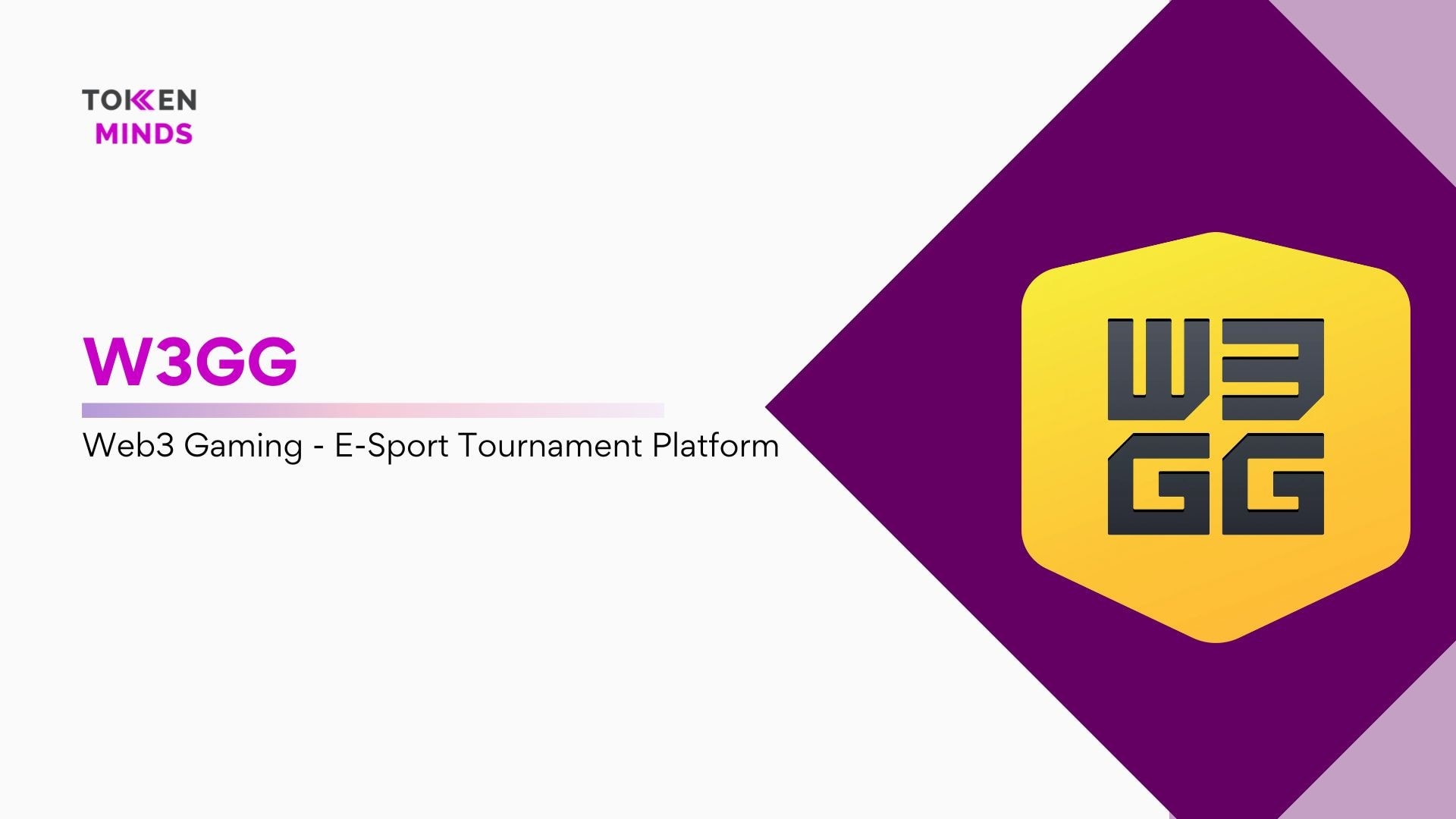 W3GG, Web3 Gaming - E-Sport Tournament Platform: the W3GG logo