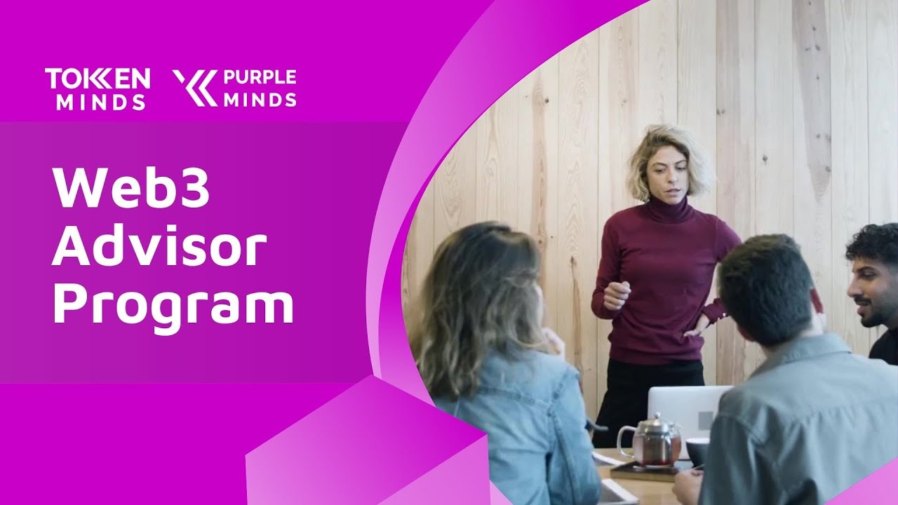 Web3 Advisor Program by TokenMinds and Purple Minds: an advisor talks a team through their project