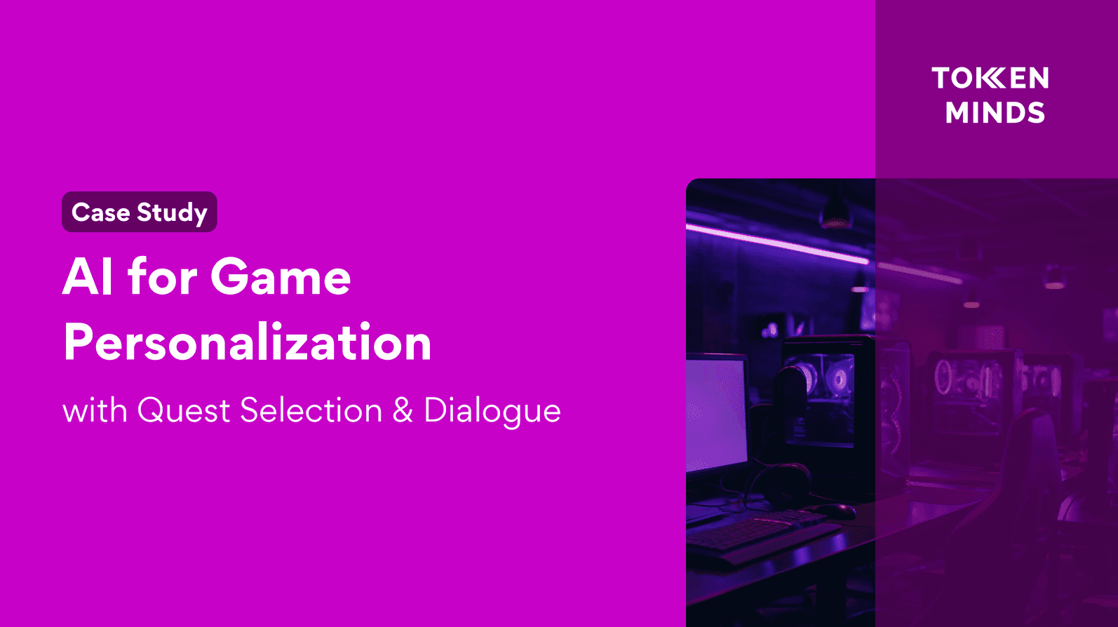 Case study cover: AI for Game Personalization with Quest Selection & Dialogue