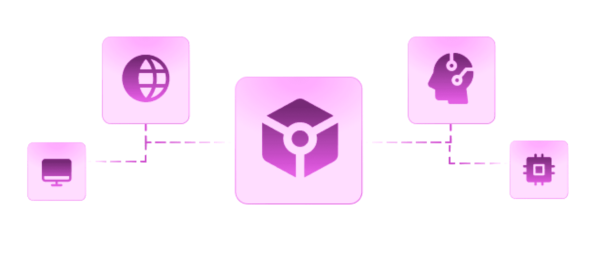 A payment platform linked to the web, a terminal, AI and a processor