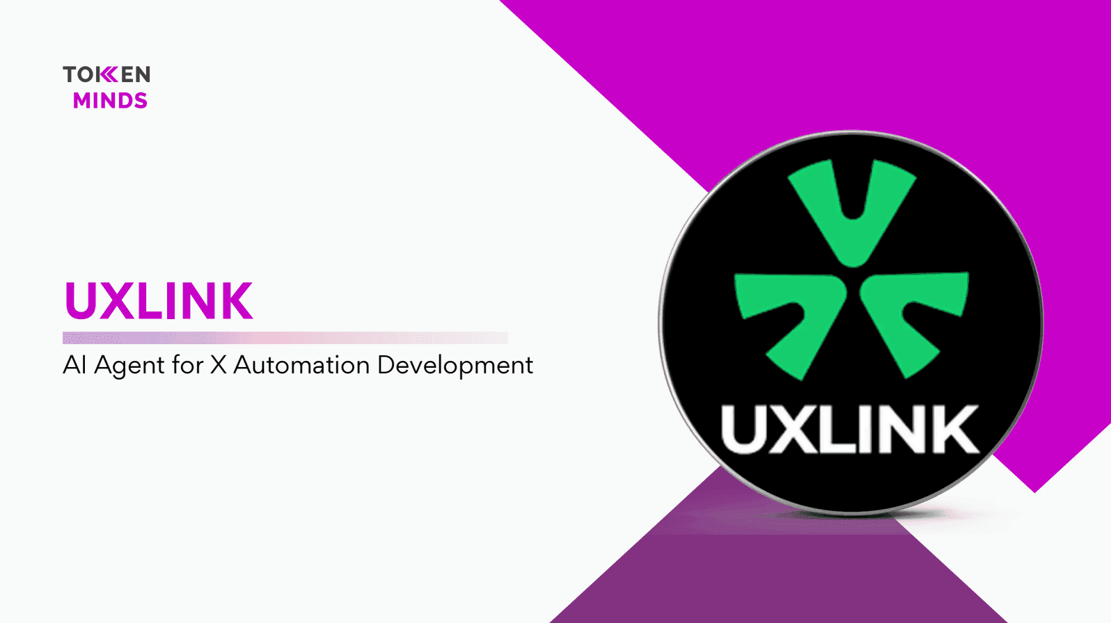 UXLINK case study cover: AI Agent for X Automation Development