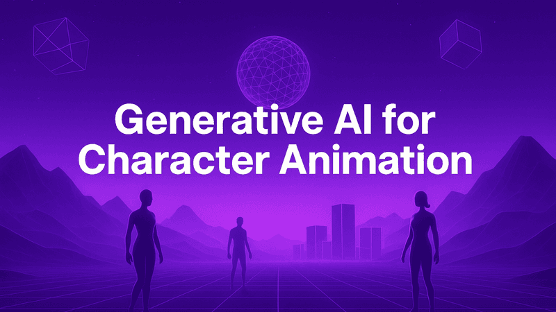 Generative AI for Character Animation: A Playbook for Gaming, iGaming, and Web3 Leaders