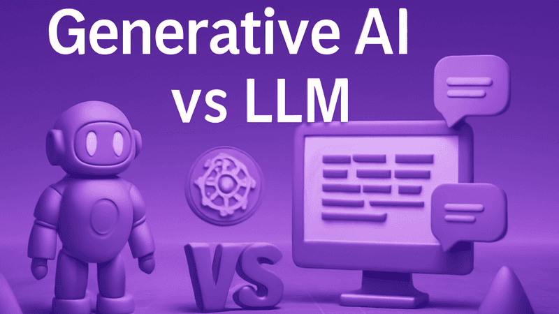 Generative AI vs LLM: Key Differences Explained