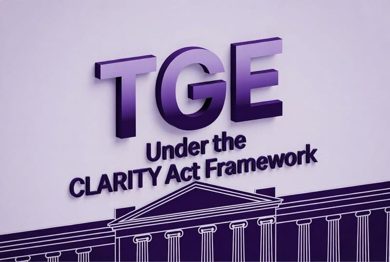 How to Structure a TGE Under the CLARITY Act Framework