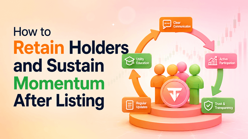 Post Token Sale Marketing Plan: How to Retain Holders and Sustain Momentum After Listing