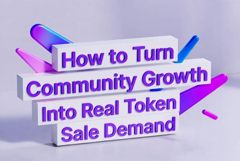 How to Convert Community Growth Into Real Token Sale Demand