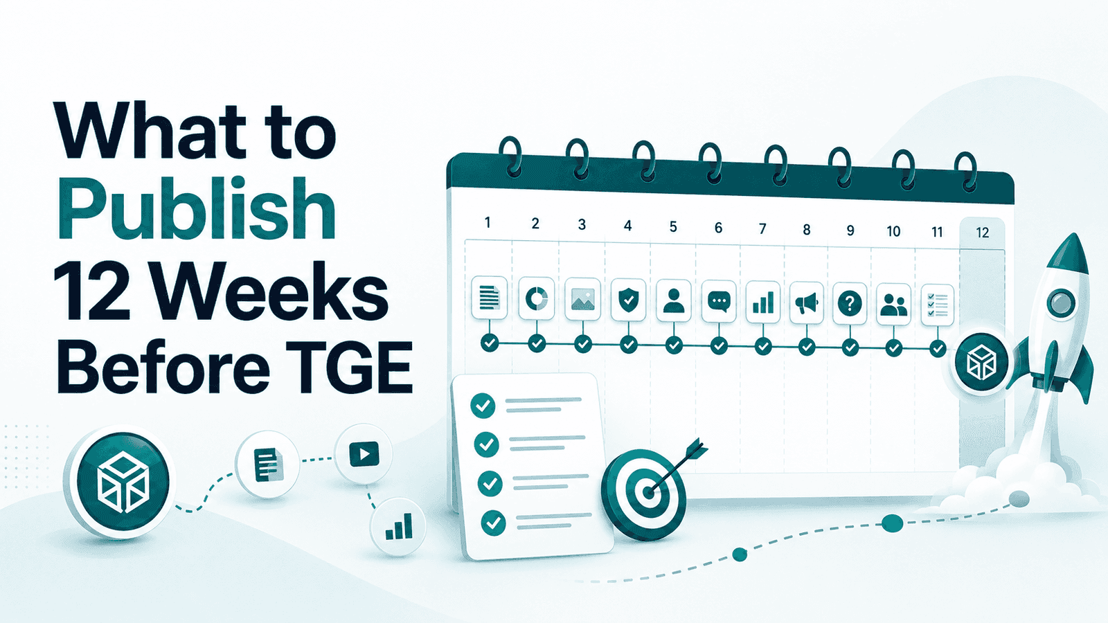 Token Sale Content Calendar 2026: What to Publish 12 Weeks Before TGE