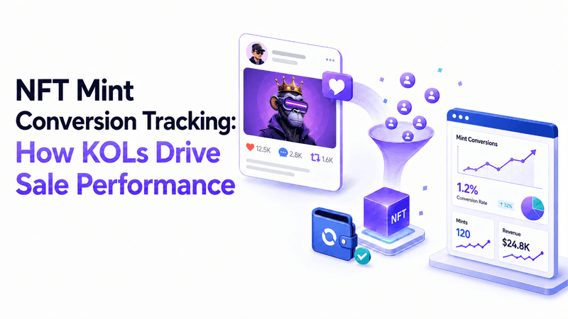 NFT Mint Conversion Tracking: How KOLs Drive Sale Performance