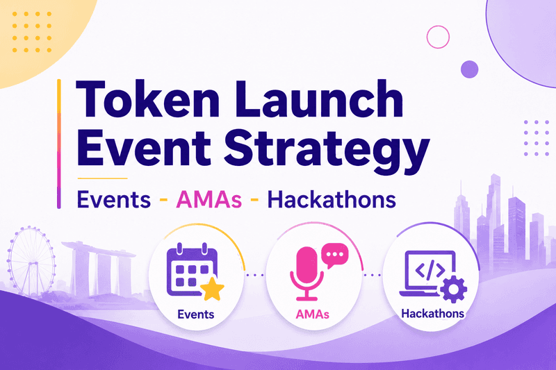 Token Launch Event Strategy: How Founders Use Events, AMAs, and Hackathons Before TGE