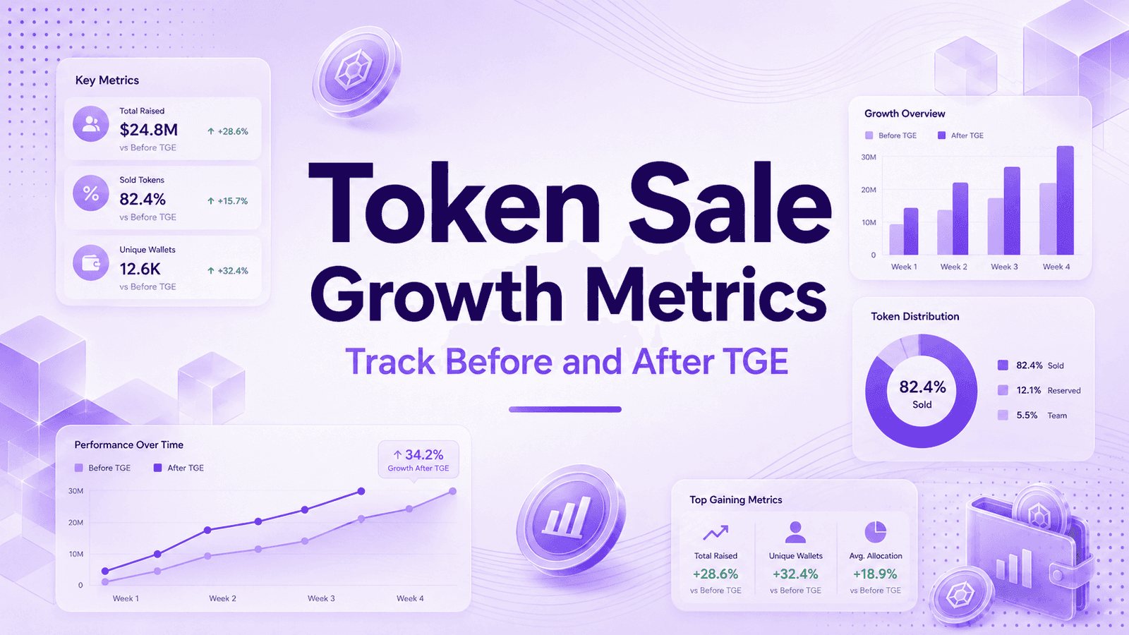 Token Sale Growth Metrics: What Crypto Founders Should Track Before and After TGE