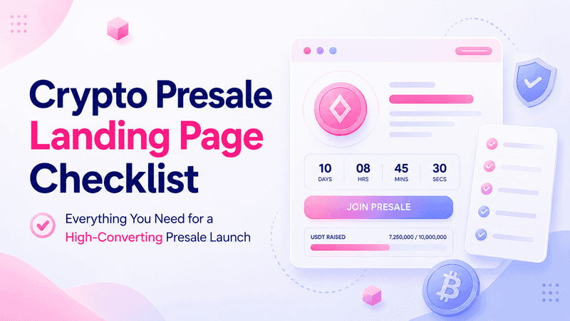 Crypto Presale Landing Page Checklist: What Buyers Need Before Connecting a Wallet