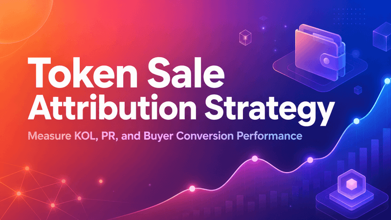 Token Sale Attribution Strategy: How to Measure KOL, PR, and Buyer Conversion Performance