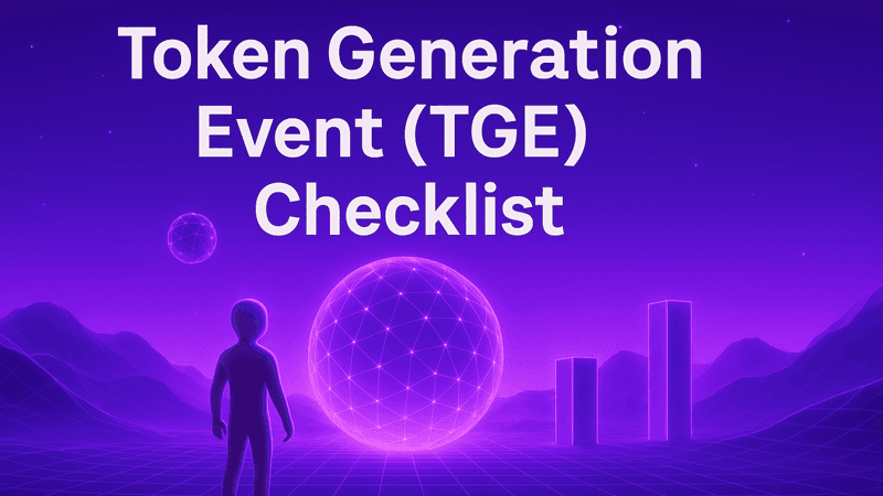 10 Critical Checks Before Launching a Token Generation Event (TGE)