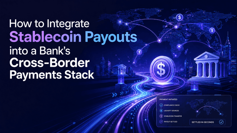 How to Integrate Stablecoin Payouts into a Bank's Cross-Border Payments Stack