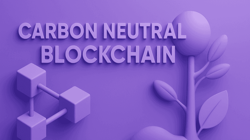 Carbon Neutral Blockchain Ecosystem for Web3 Leaders