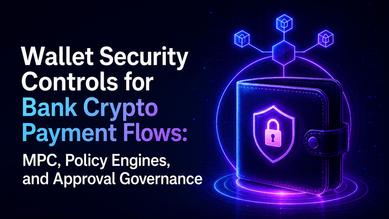 Wallet Security Controls for Bank Crypto Payment Flows: MPC, Policy Engines, and Approval Governance