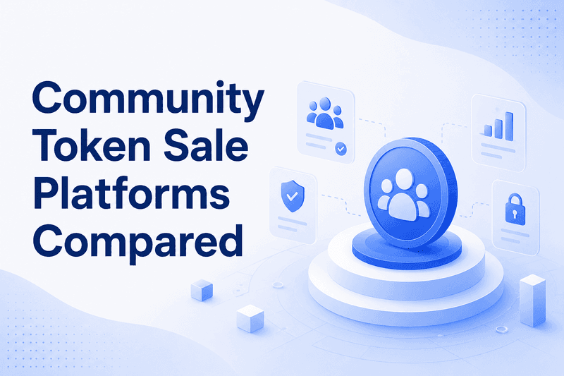 Community Token Sale Platforms Compared: Coinbase vs Sonar vs Legion vs Buidlpad