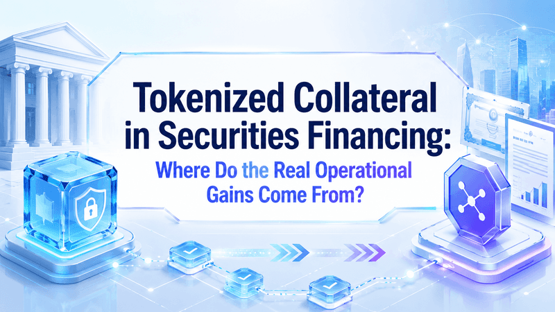 Tokenized Collateral in Securities Financing: Where Do the Real Operational Gains Come From?