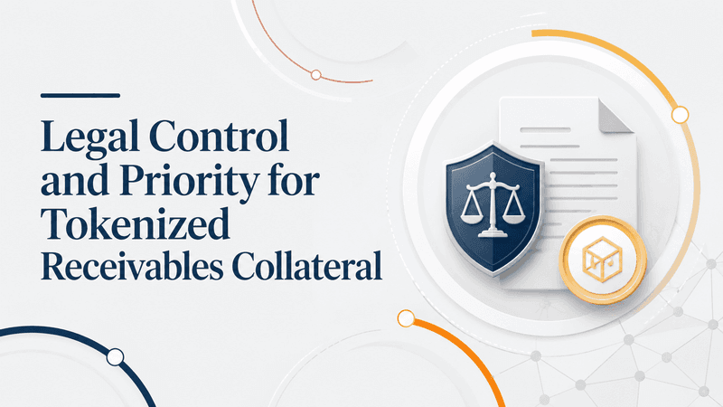 Legal Control and Priority for Tokenized Receivables Collateral: What Banks Must Check