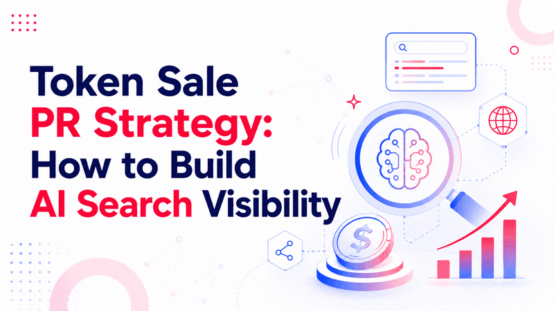Token Sale PR Strategy: How to Build AI Search Visibility Before TGE