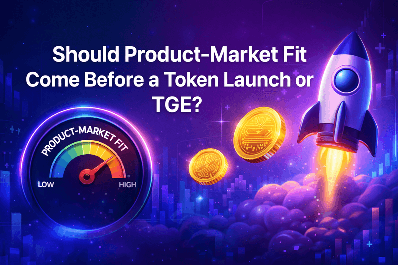 Should Product-Market Fit Come Before a Token Launch or TGE?