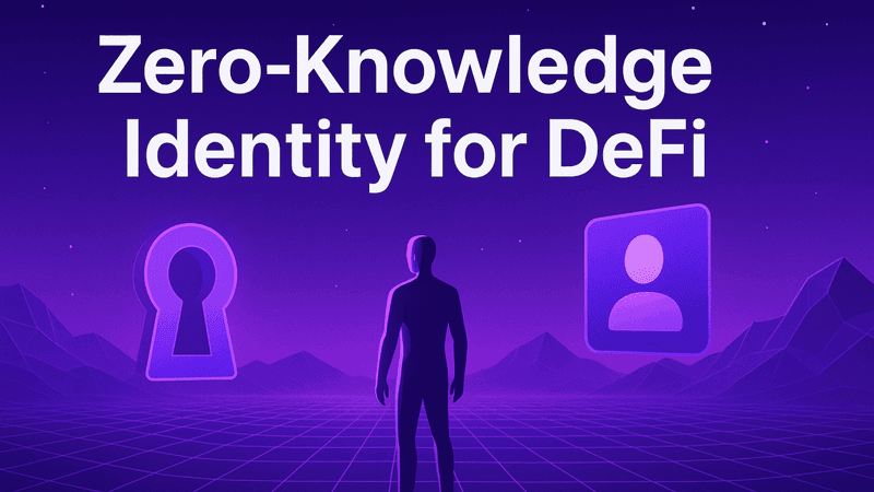 Zero Knowledge Identity in Decentralized Finance