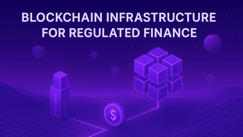 Blockchain Infrastructure for Regulated Finance: Compliance, Architecture and Services