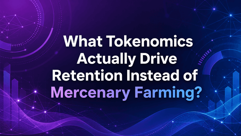 What Tokenomics Actually Drive Retention Instead of Mercenary Farming?