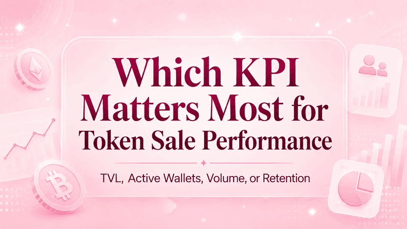 Which KPI Matters Most for Token Sale Performance? TVL, Active Wallets, Volume, or Retention