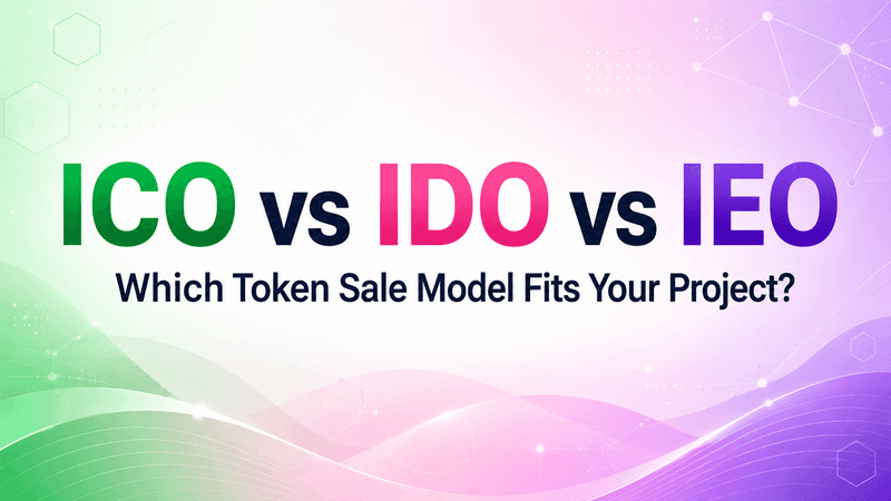 ICO vs IDO vs IEO in 2026: Which Token Sale Model Fits Your Project?