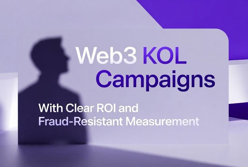 How to Run Web3 KOL Campaigns With Clear ROI and Fraud-Resistant Measurement