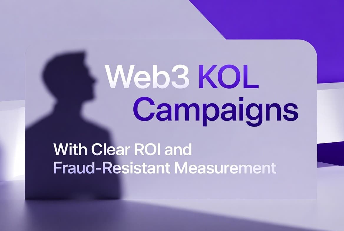 How to Run Web3 KOL Campaigns With Clear ROI and Fraud-Resistant Measurement